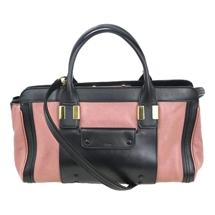 Leather handbag