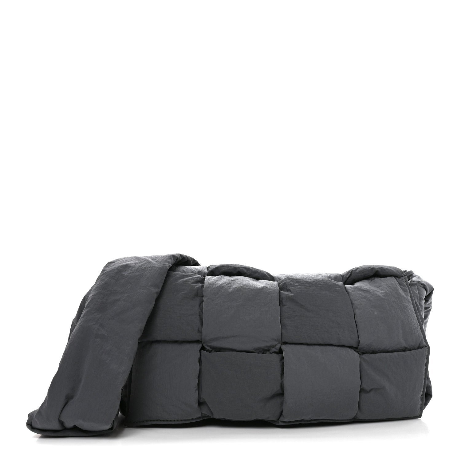 Nylon Intrecciato Padded Tech Cassette Bag Thunder