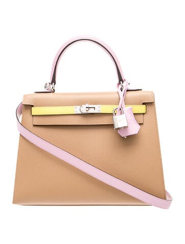 Hermes Tricolor Epsom Kelly II Sellier 25