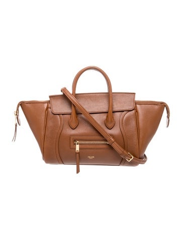 Leather Luggage Small
