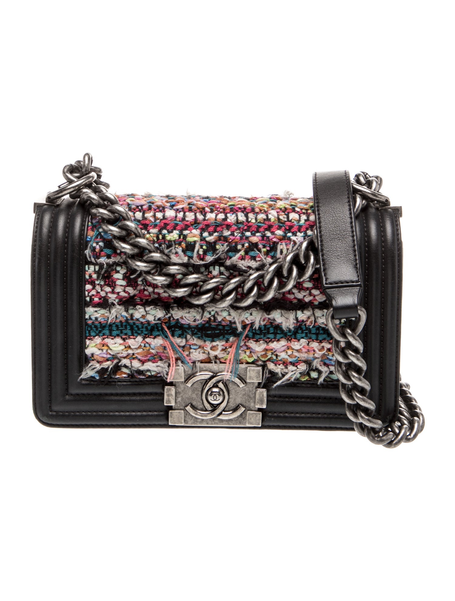 Paris-Dubai Small Tweed Boy Bag