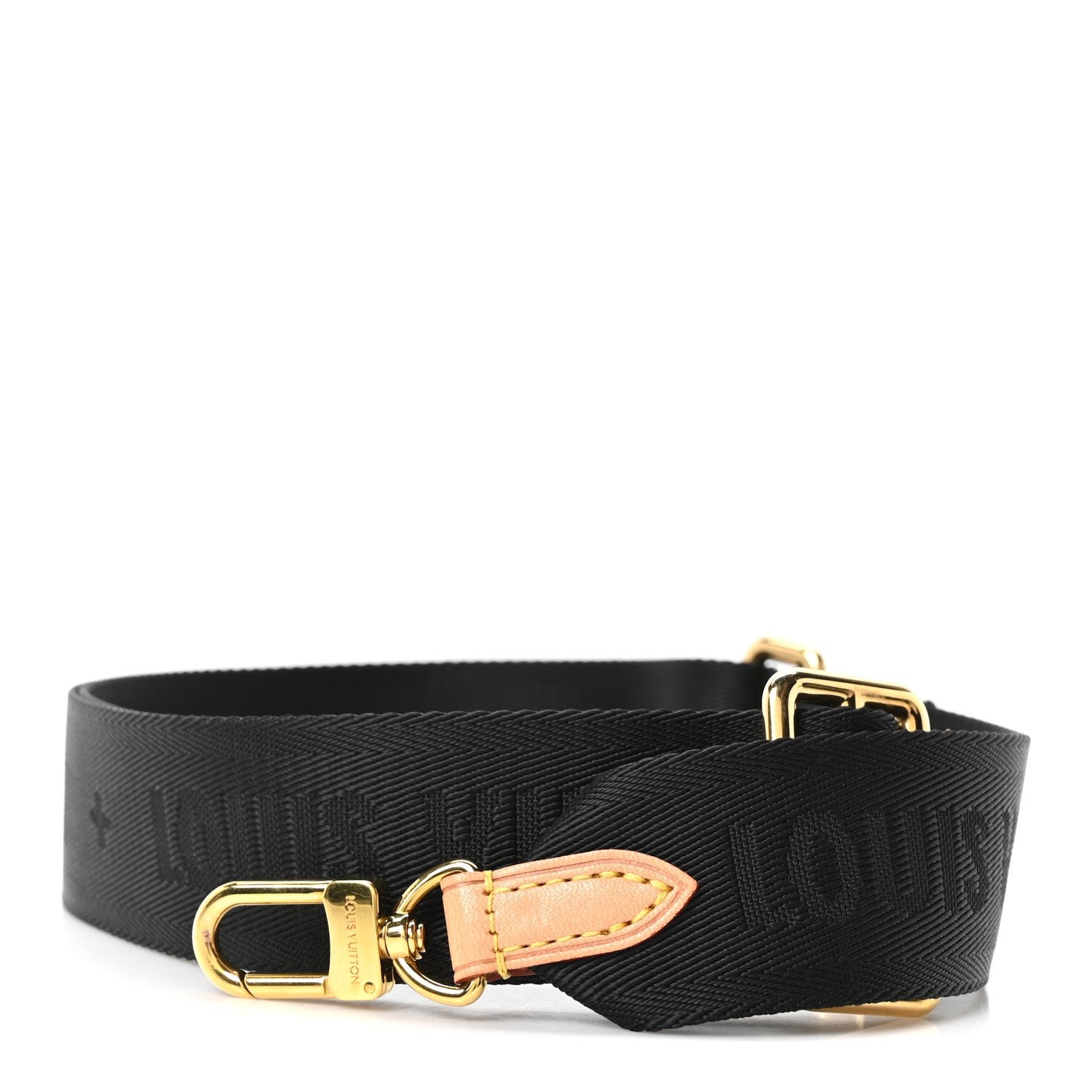 Louis Vuitton Monogram Multi Pochette Accessories Bandouliere Shoulder Strap Black