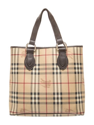 Haymarket Check Top Handle Bag