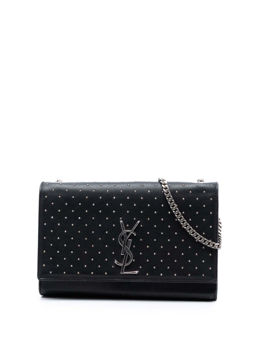 2014 Medium Leather Studded Monogram Kate crossbody bag