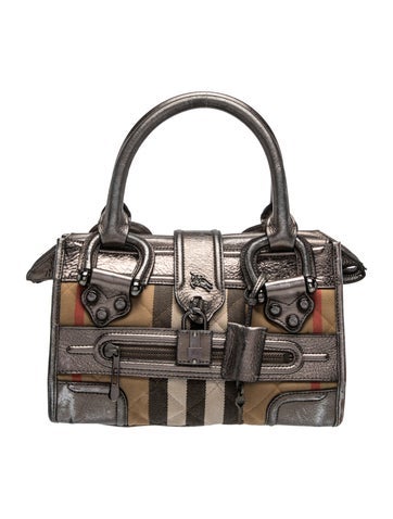 Nova Check Top Handle Bag