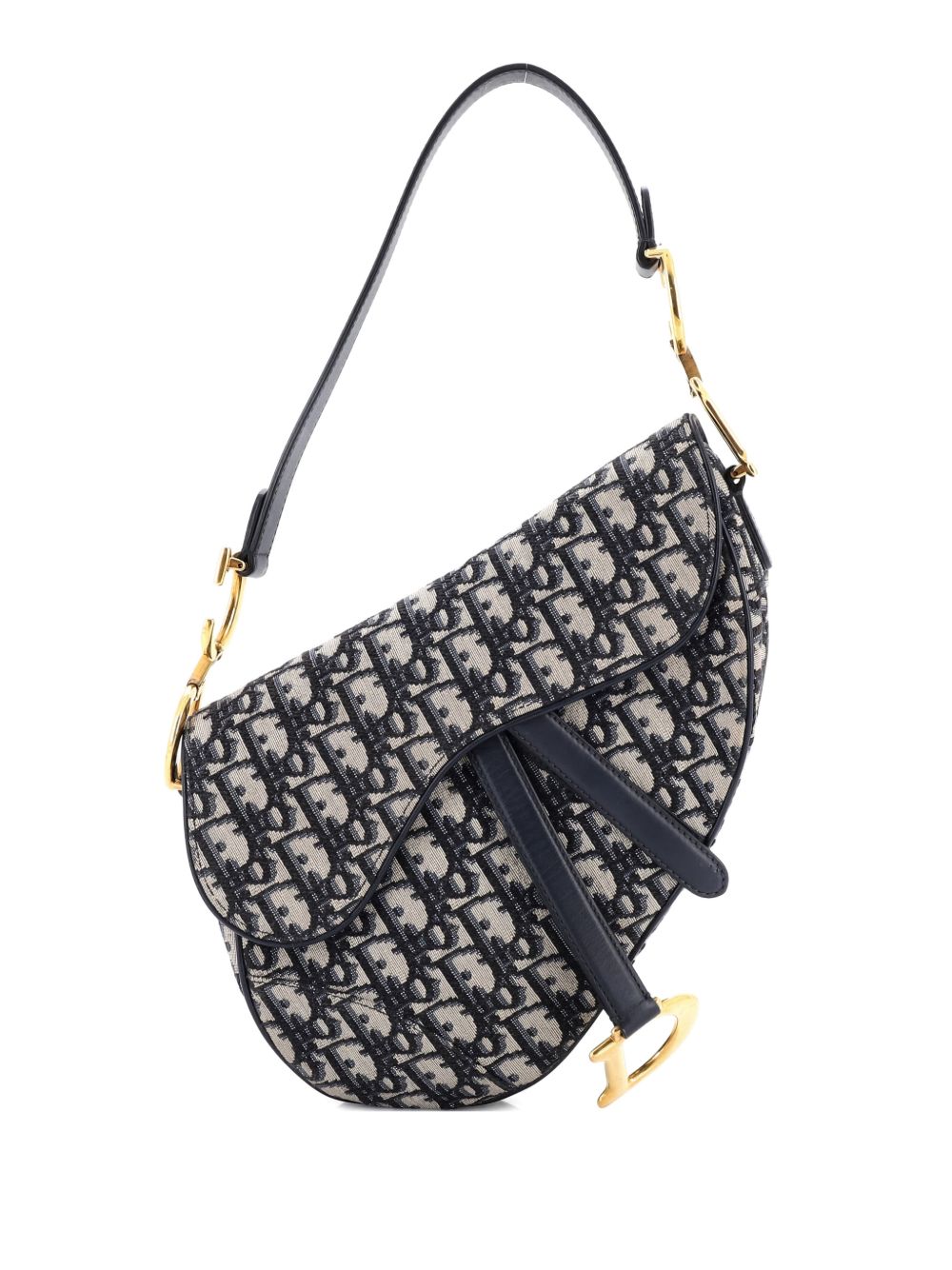 Dior Saddle Handbag Oblique Canvas Medium shoulder bag