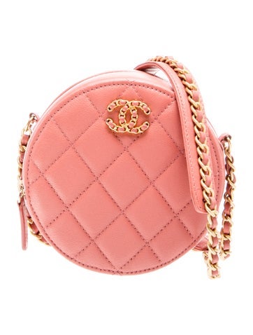 Chain Infinity Round Clutch w/ Chain