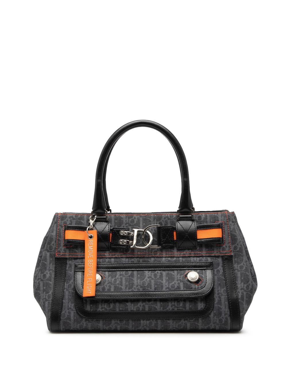 2005 Diorissimo Trotter Denim Flight Handle Bag tote bag