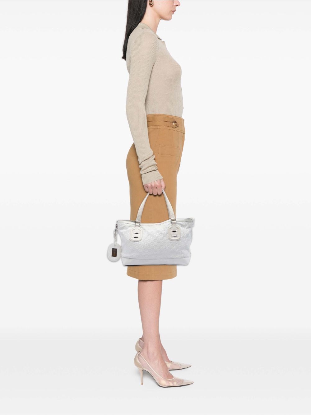 2016-2026 Guccissima Techno Tag tote bag