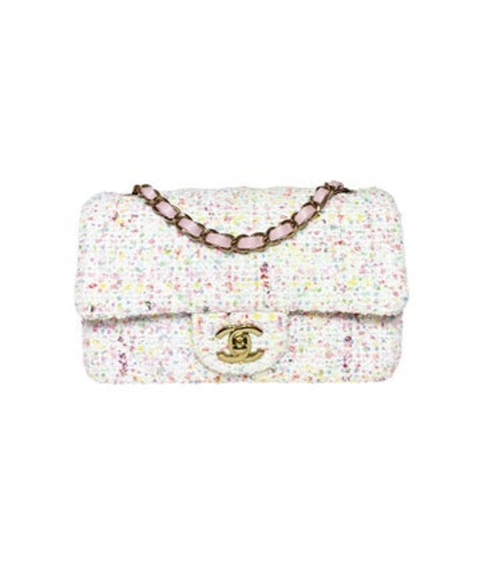 Chanel 2025 Rectangle Mini Tweed Flap Bag