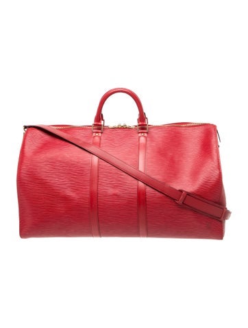 Epi Leather Keepall Bandouliere 55