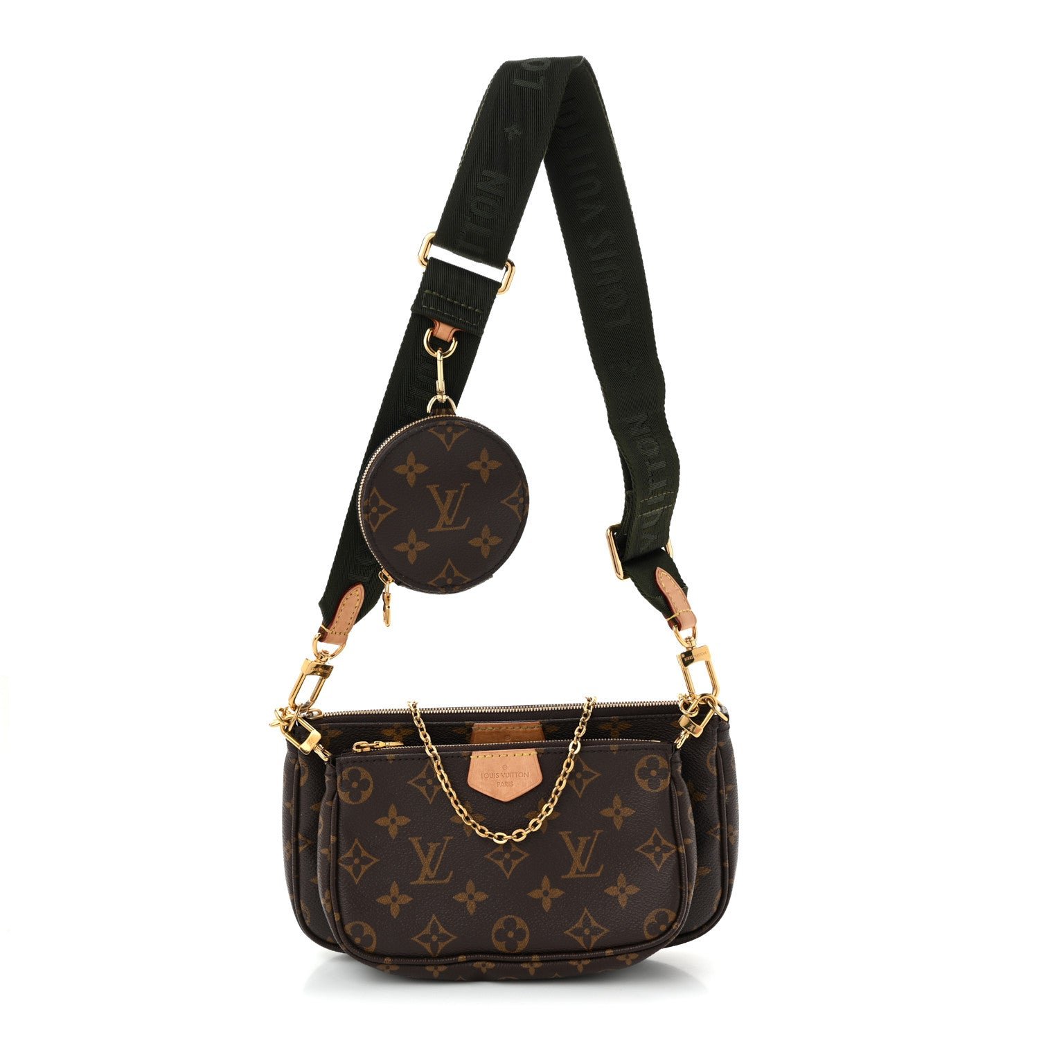 Louis Vuitton Monogram Multi Pochette Accessories Kaki
