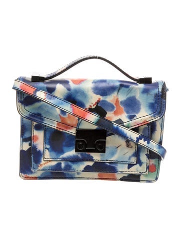 Loeffler Randall Leather Messenger Bag