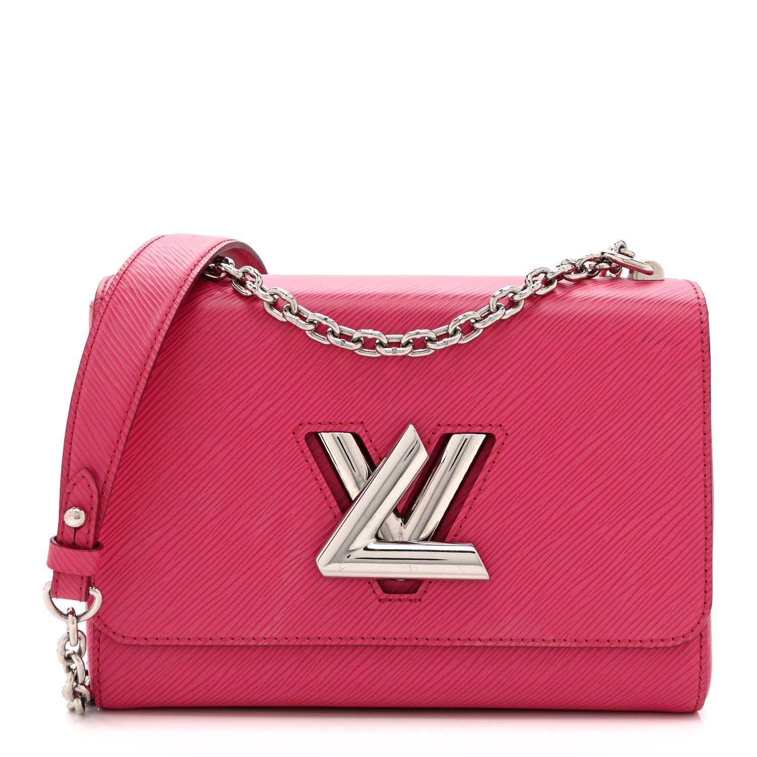 Louis Vuitton Epi Twist Shoulder Bag MM Hot Pink