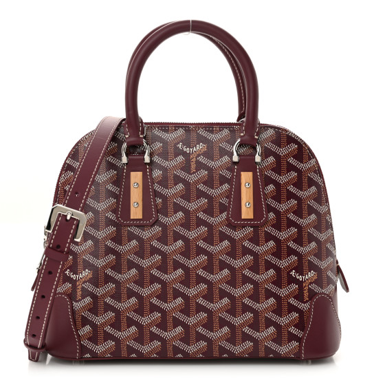 Goyard Goyardine Mini Vendome Burgundy