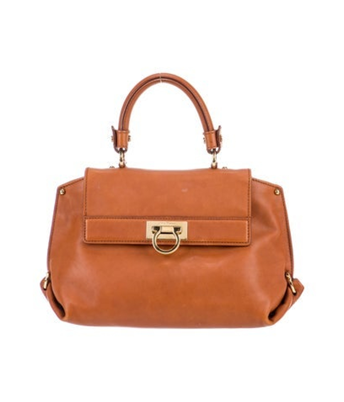 Salvatore Ferragamo Ferragamo Leather Top Handle Bag