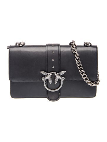 Pinko Leather Shoulder Bag
