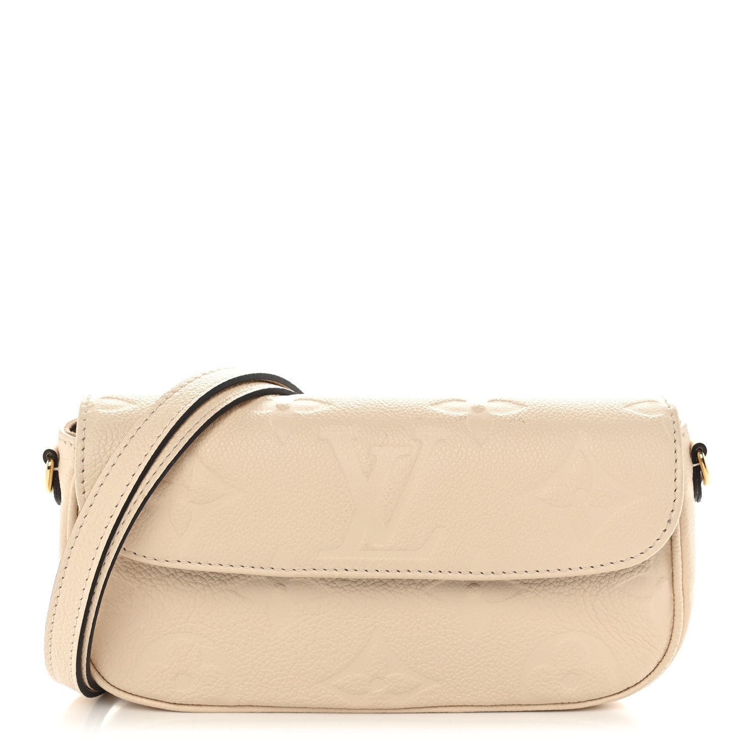 Louis Vuitton Empreinte Monogram Giant Ivy Wallet On Chain Cream