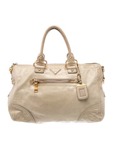Prada Leather Bauletto Large