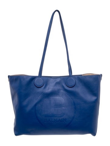 Leather Balmain Tote