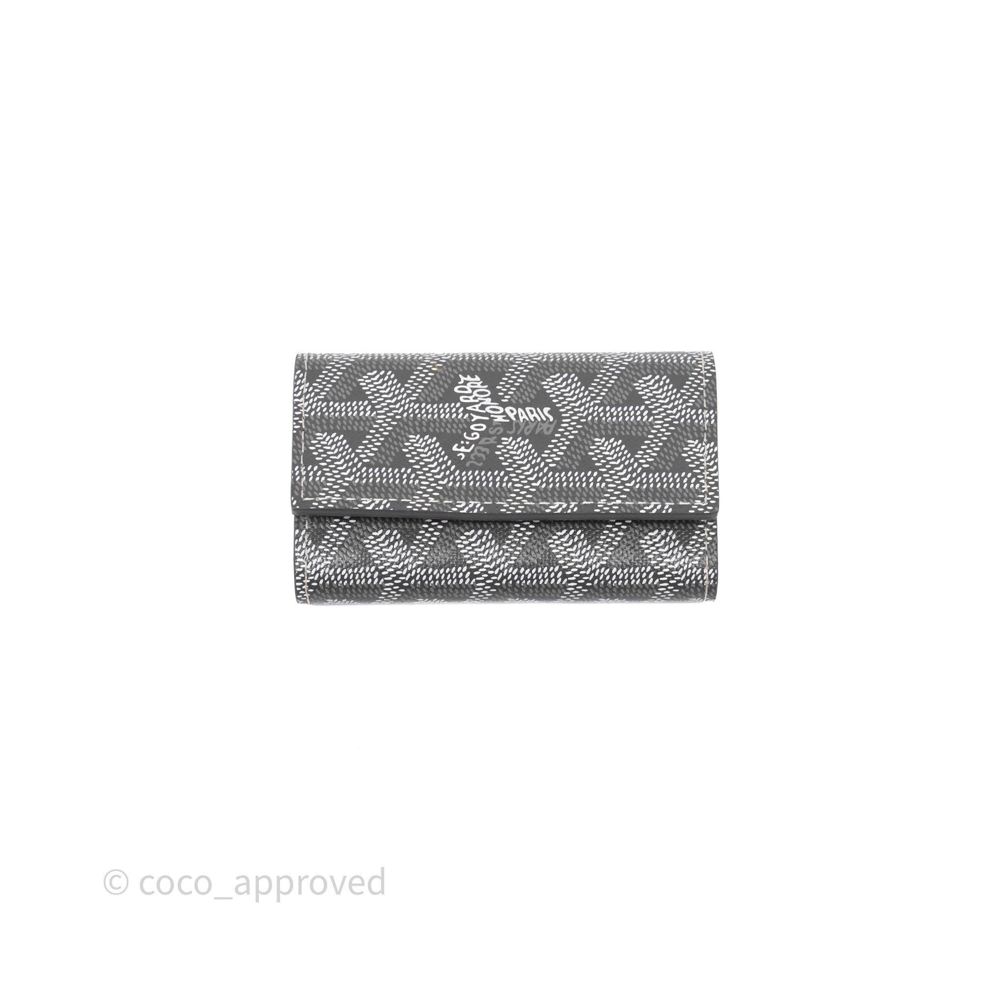 Goyard Saint Michel Key Holder Grey Goyardine Canvas