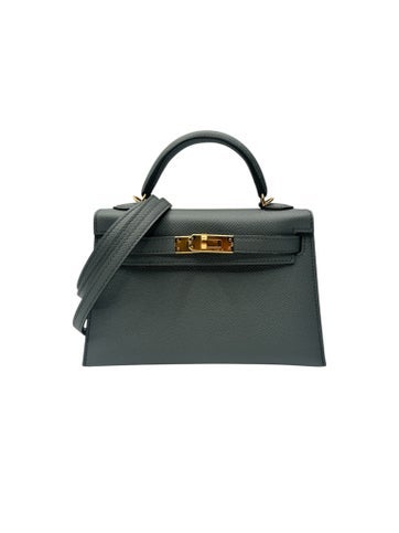 Epsom Leather Kelly Mini