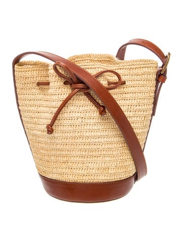 Raffia Bucket Bag