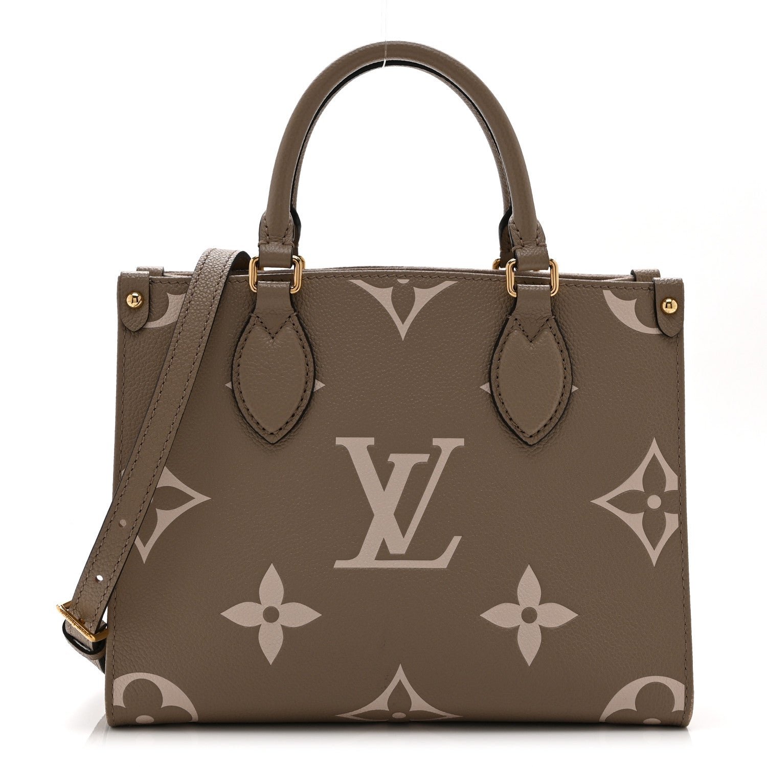 Louis Vuitton Empreinte Monogram Giant Onthego PM Tourterelle Creme