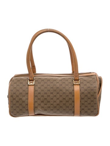 Micro GG Monogram Top Handle Bag Vintage