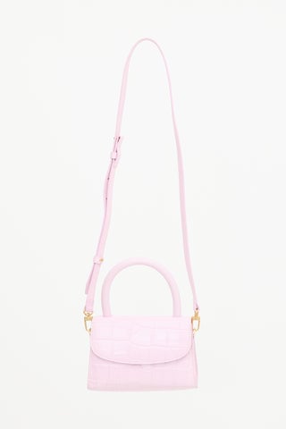 Embossed Leather Mini Bag
