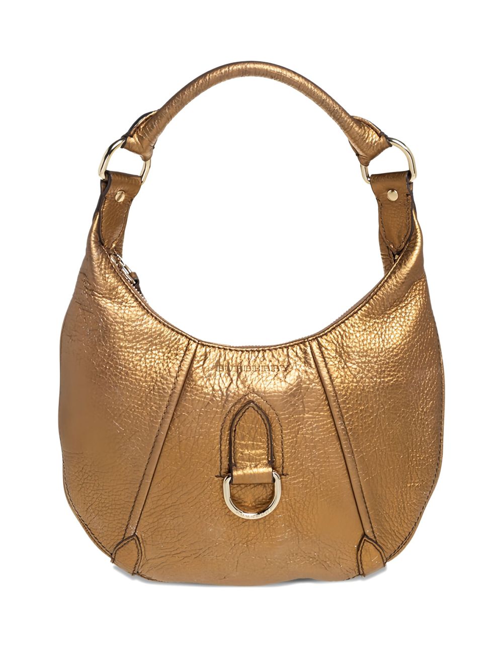 leather half-moon tote bag