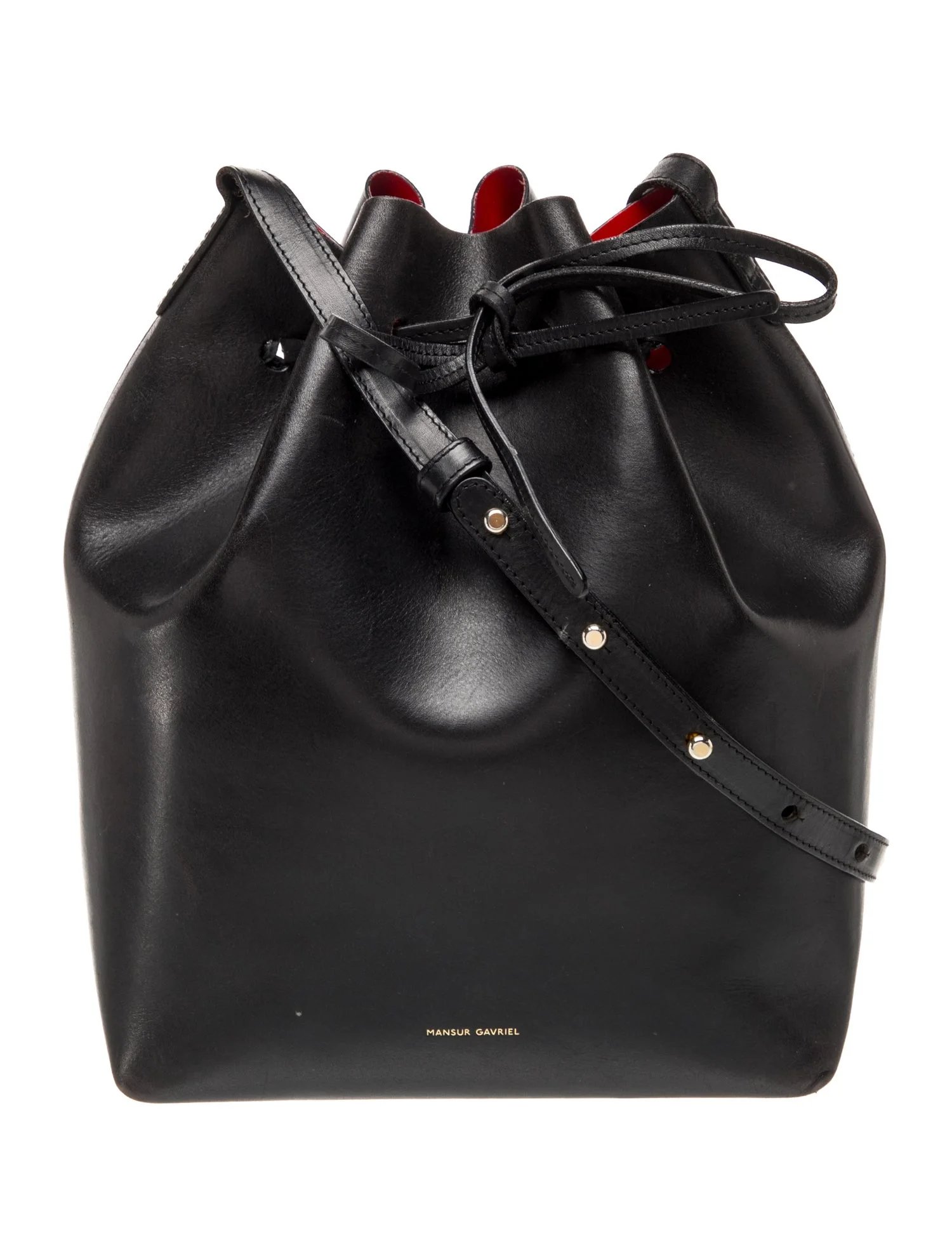 Leather Bucket Bag