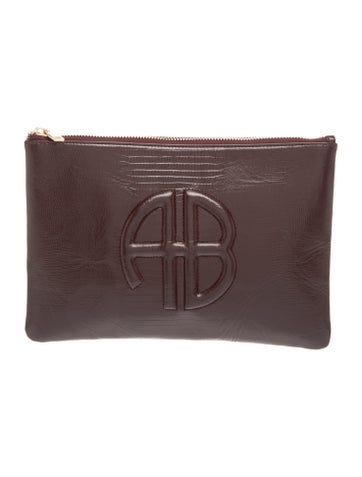 Anine Bing Monogram Clutch