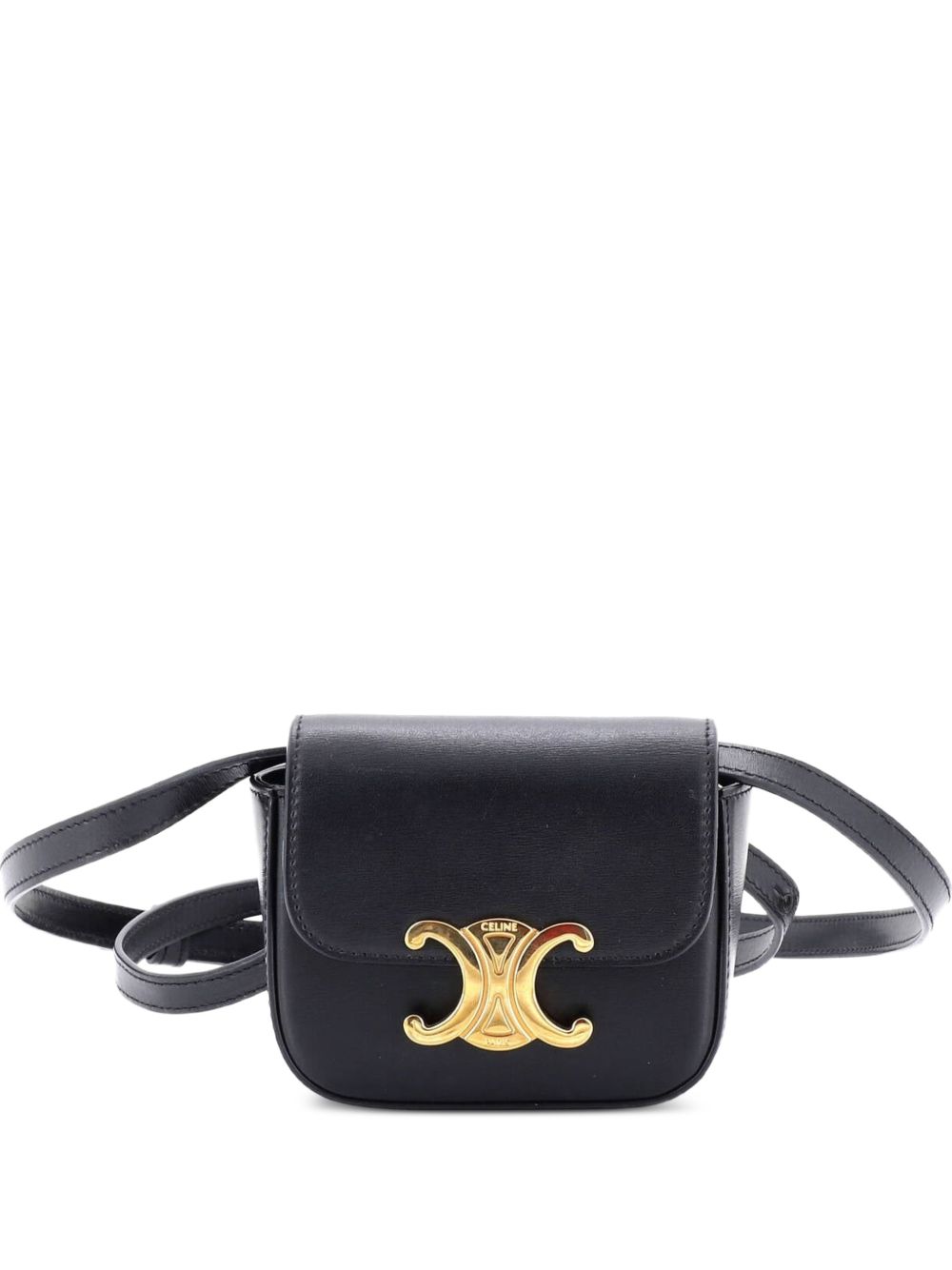 Triomphe Shoulder Bag Smooth Calfskin Mini crossbody bag