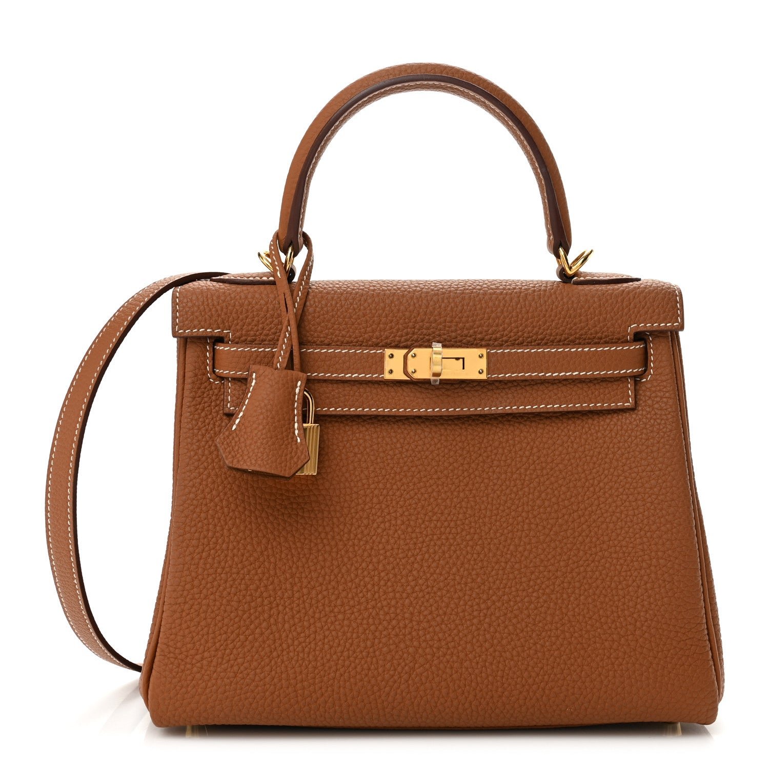 Hermes Togo Kelly Retourne 25 Gold