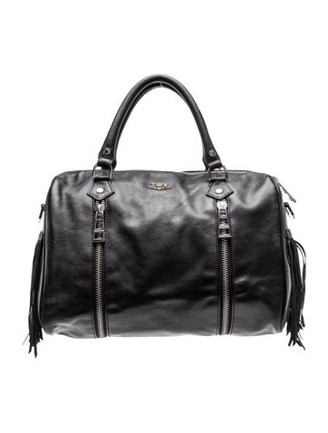 Leather Top Handle Bag