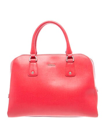 Leather Top Handle Bag