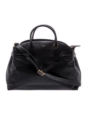 Leather Soft Empire Carryall Bag 40