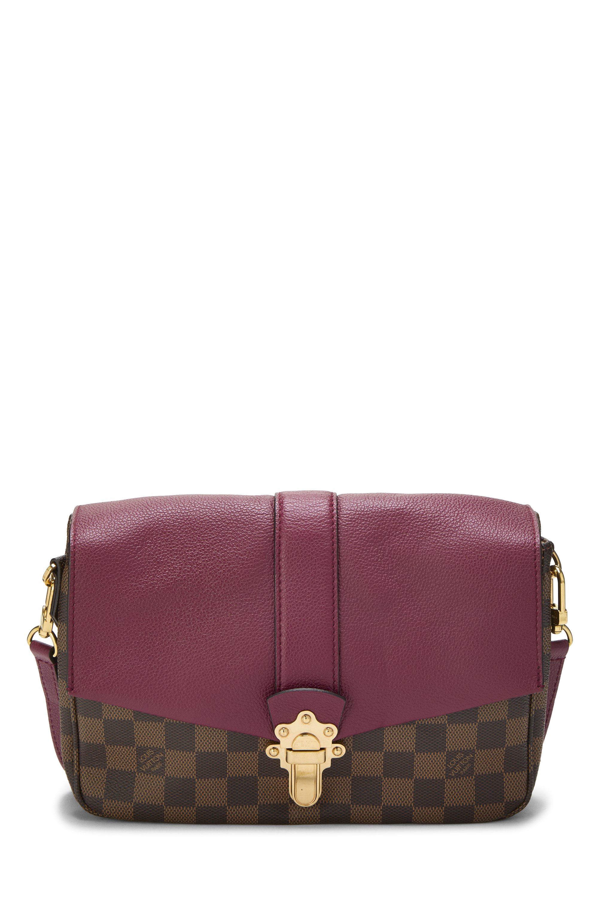 Pink Damier Ebene Clapton Crossbody