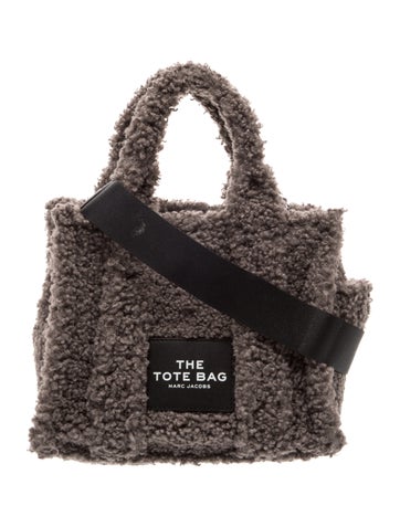 Faux Fur Top Handle Bag