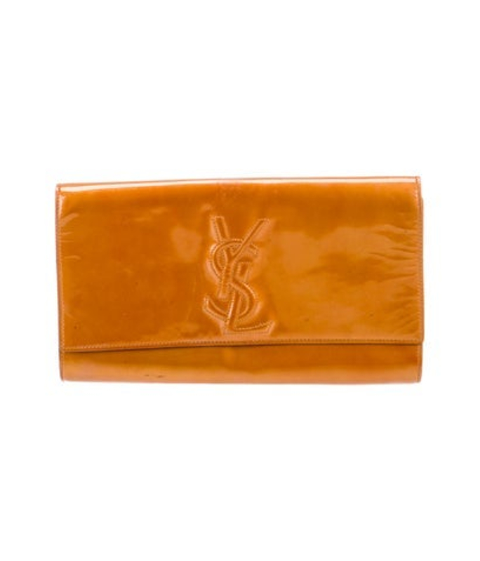Saint Laurent Saint Laurent Patent Leather Clutch Vintage