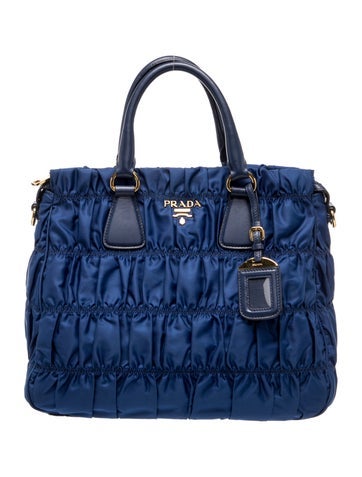 Tessuto Nylon Top Handle Bag