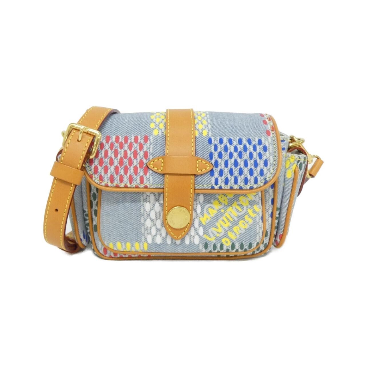 Louis Vuitton LV Barth (Damier Denim) Cargo Wearable Wallet N00134...