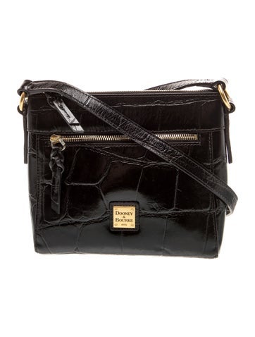 Dooney & Bourke Embossed Leather Messenger Bag