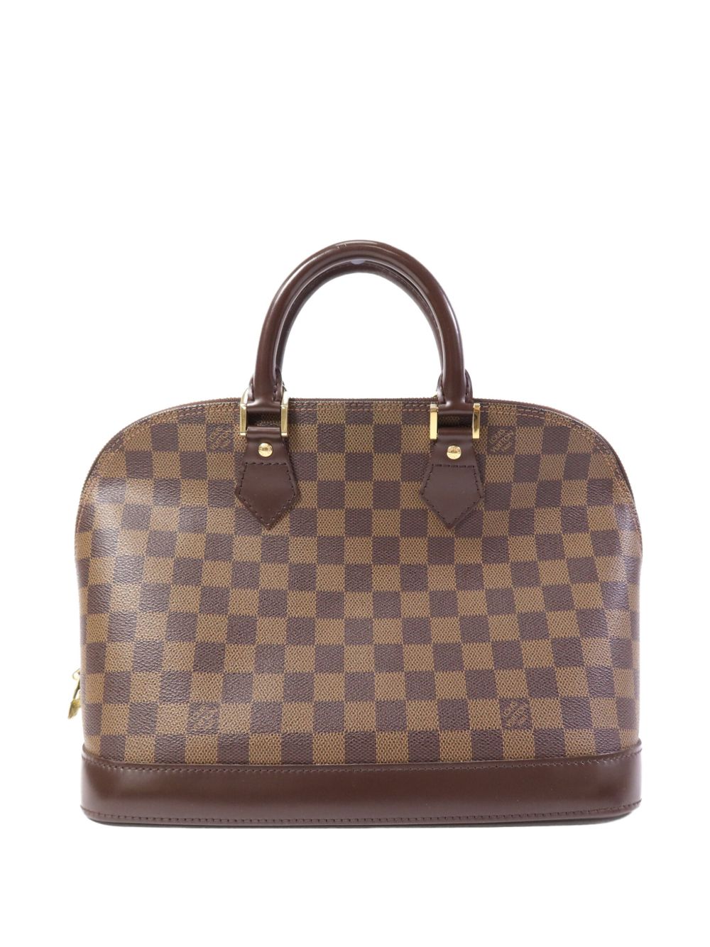 Alma Damier Ebène canvas tote bag