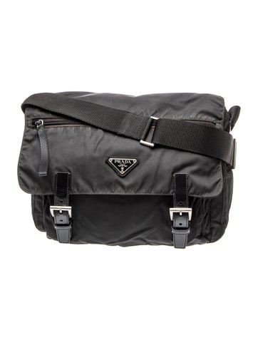 Tessuto Nylon Messenger Bag