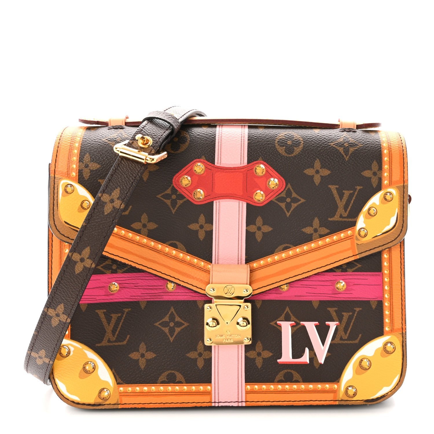 Louis Vuitton Monogram Summer Trunks Pochette Metis