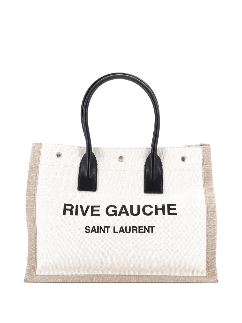 Rive Gauche Shopper Canvas Small tote bag