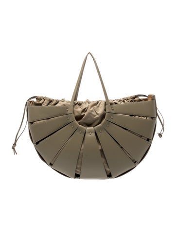 Bottega Veneta Leather Shell Large