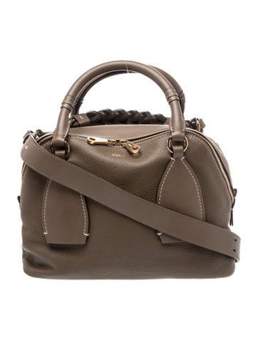 Leather Top Handle Bag